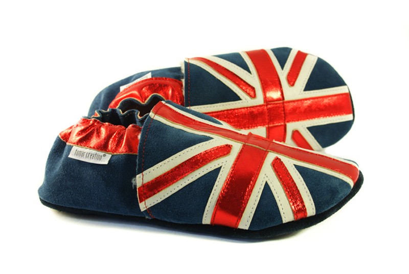 Soft slippers UK flag EXCLUSIF