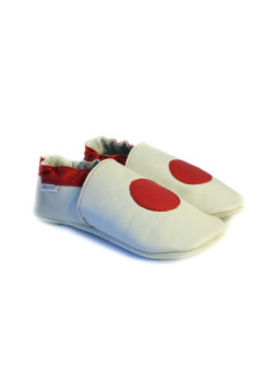 Chaussons cuir souple Japon