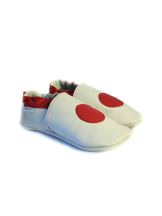 Chaussons cuir souple Japon