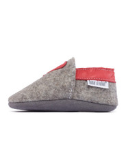 slippers made of 100% natural merino wool