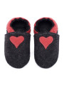 slippers made of 100% natural merino wool