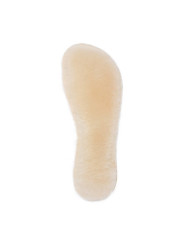 Semelles en peau de mouton lainée