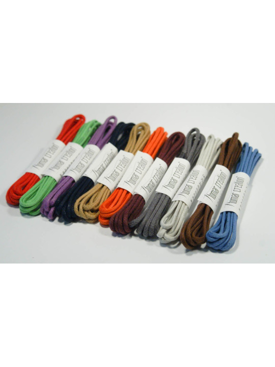 Lacets ronds marron pâle