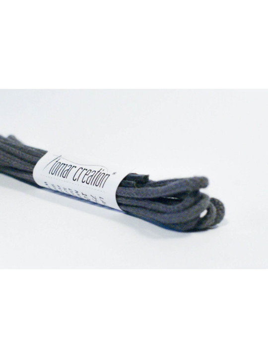 Grey round laces