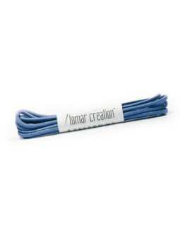 Bledo modré guľaté šnúrky