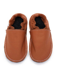 Soft sole shoes - brandy