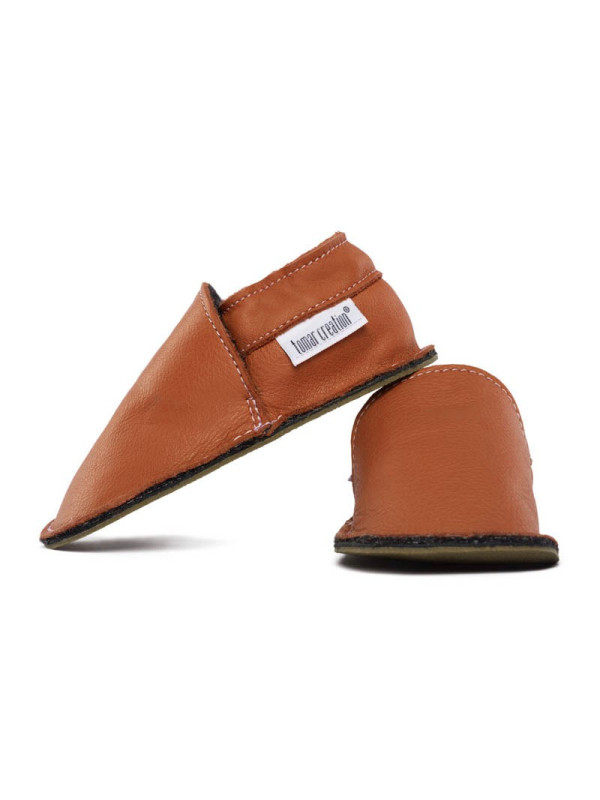 Soft sole shoes - brandy