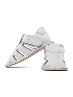 Capačky so suchým zipsom - bianco