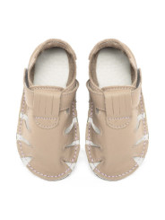 Capačky letné so suchým zipsom -  cream