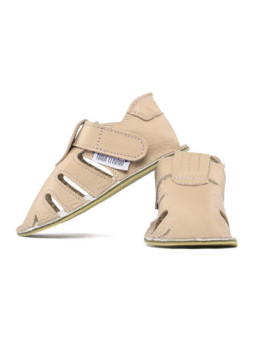 Capačky letné so suchým zipsom -  cream