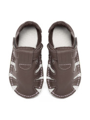 summer soft sole shoes - taupe