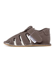 summer soft sole shoes - taupe
