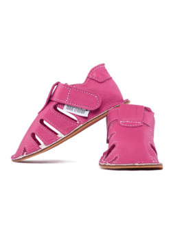 summer soft sole shoes - fuxia