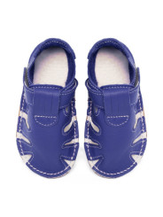 Capačky letné so suchým zipsom - denim