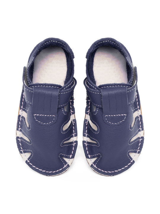 Capačky letné so suchým zipsom - blu marino