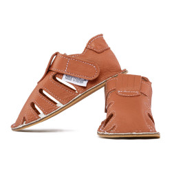 summer soft sole shoes - brandy