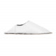 WHITE LEATHER BABOUCHE 