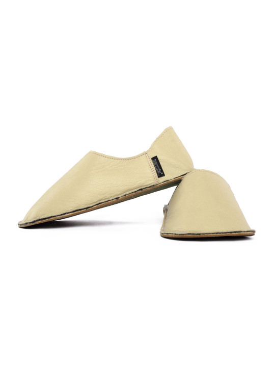 Babouches cuir barefoot artisanales