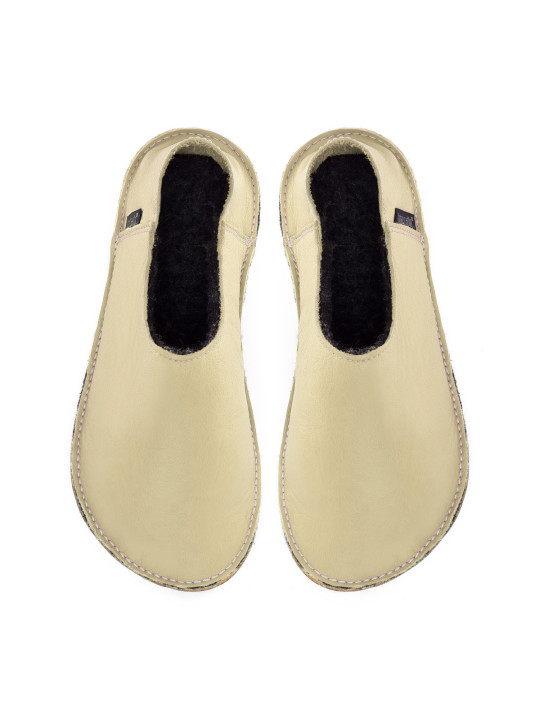 Babouches cuir barefoot artisanales