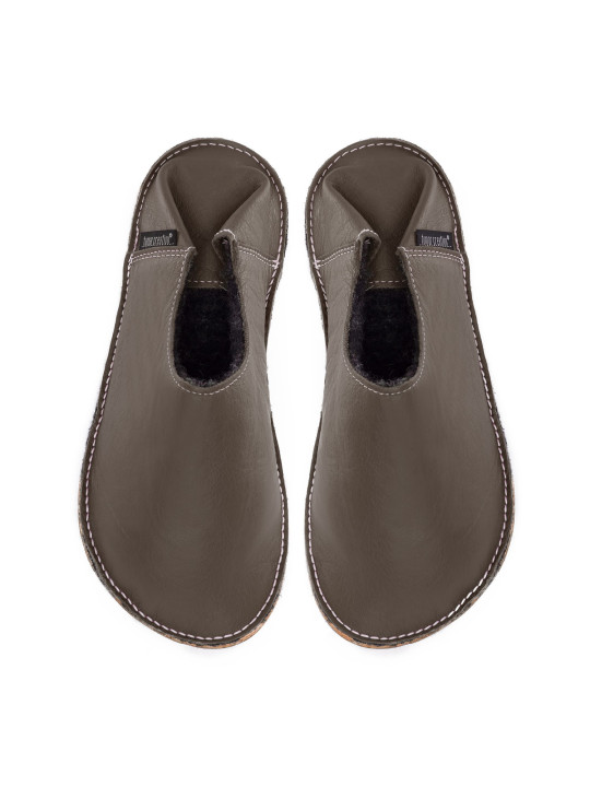 Babouches cuir barefoot artisanales