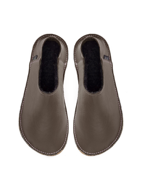 Babouches cuir barefoot artisanales