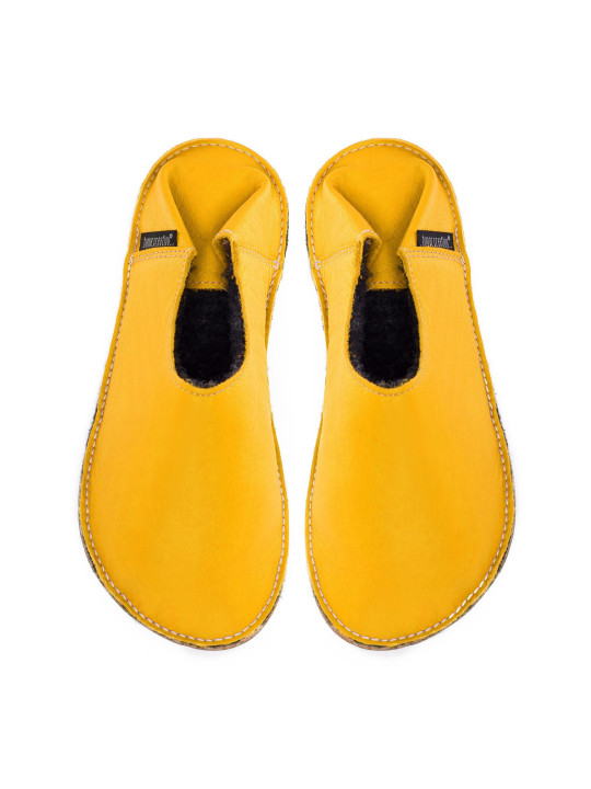 Babouches cuir barefoot artisanales