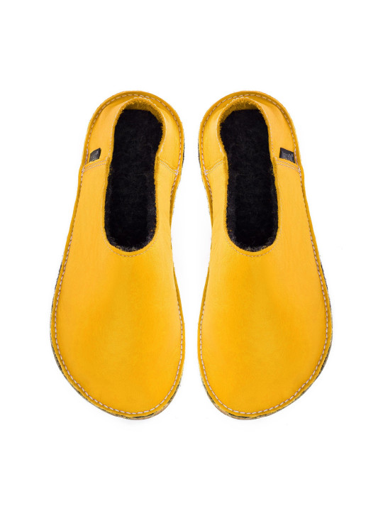 Babouches cuir barefoot artisanales