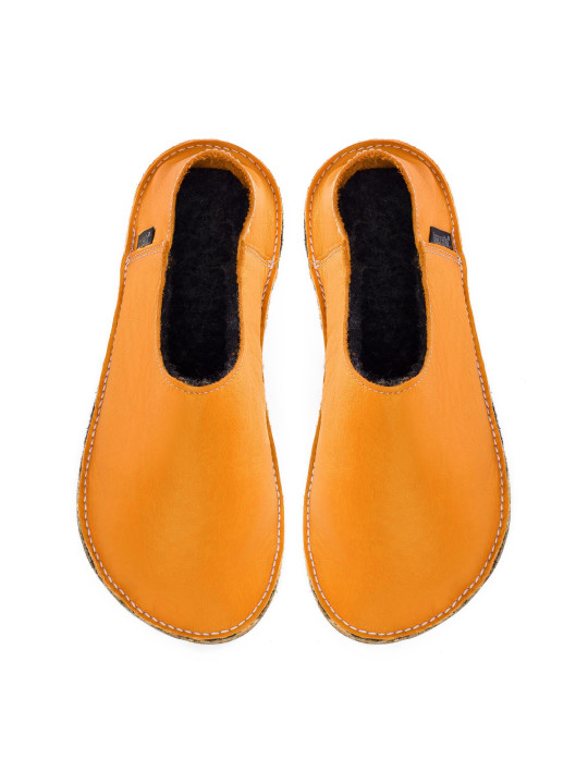 Babouches cuir barefoot artisanales