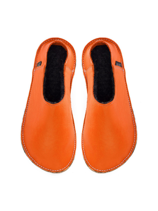 Babouches cuir barefoot artisanales