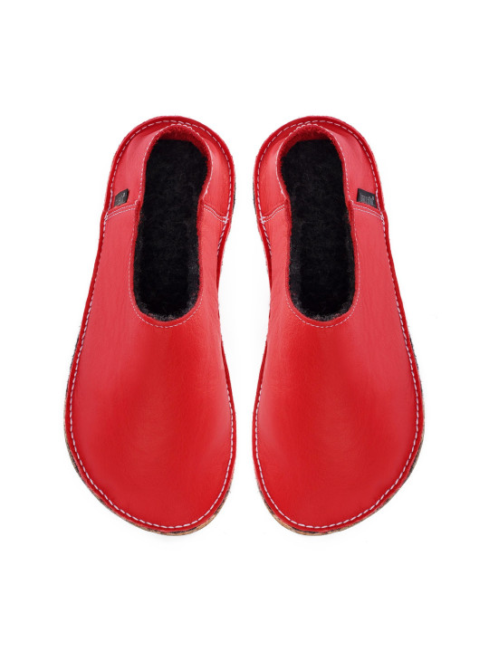 Babouches cuir barefoot artisanales