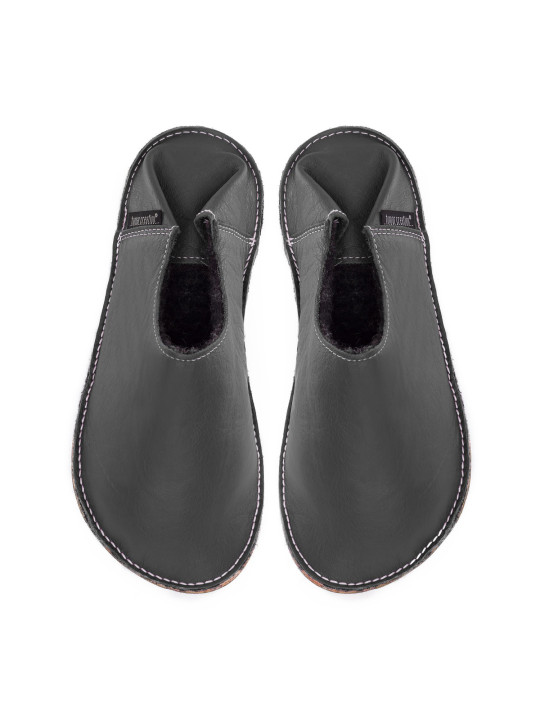 Babouches cuir barefoot artisanales