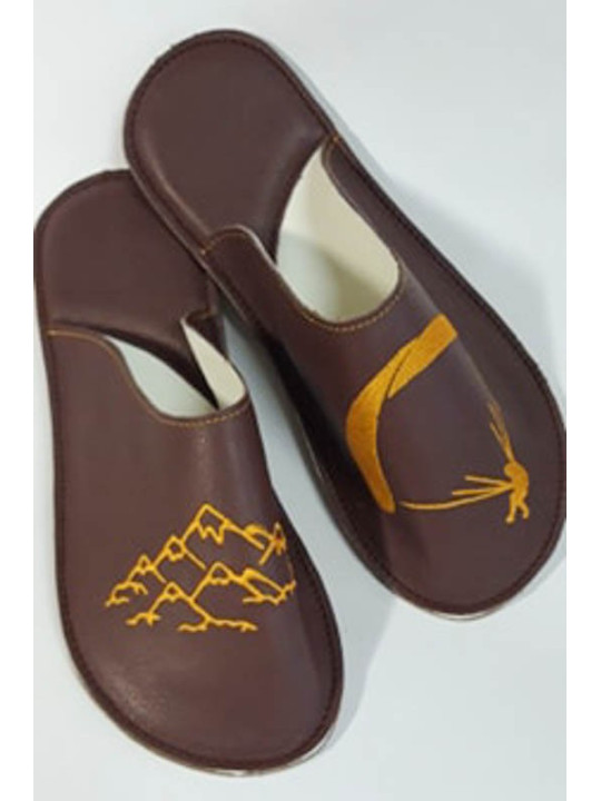 Chaussons cuir souple personnalisés Filles