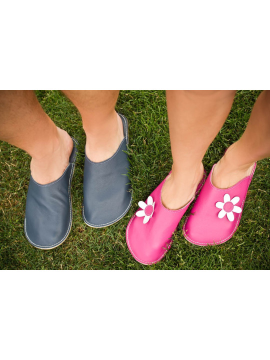 Chaussons cuir souple personnalisés Filles