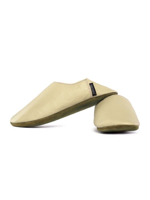 Babouche slippers - cream