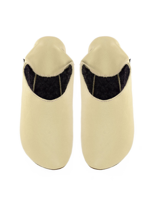 Babouche slippers - cream