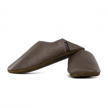 Babouche slippers - taupe