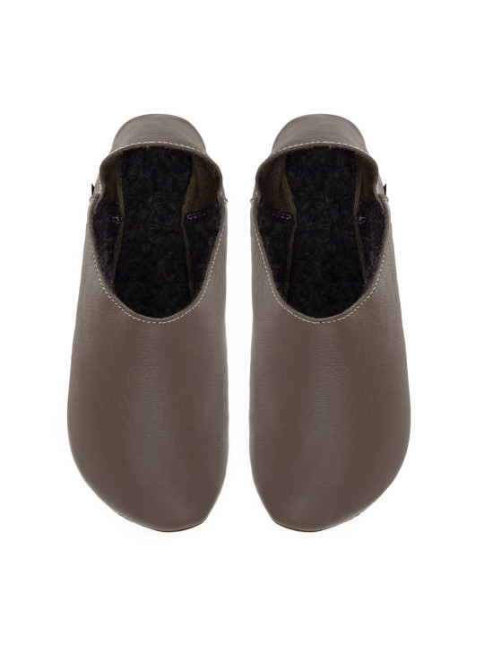 Chaussons Babouche - taupe