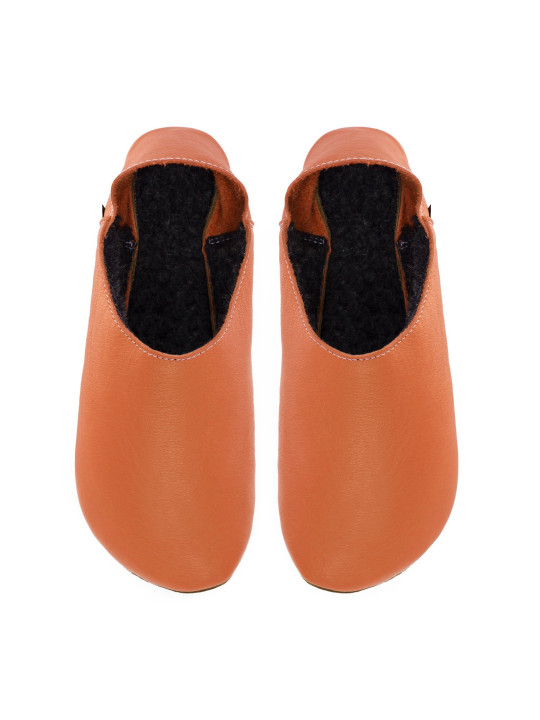 Babouche slippers - brandy
