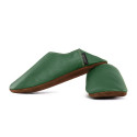 Babouche slippers - avocado
