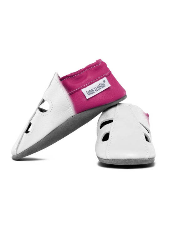 Chaussons d´été cuir 