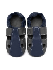 Summer leather slippers 