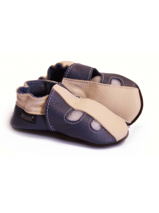 Summer leather slippers 