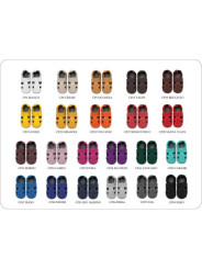 Chaussons d´été cuir 