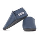 Soft leather slippers - blu fairy
