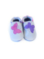 Soft slippers - yellow butterfly