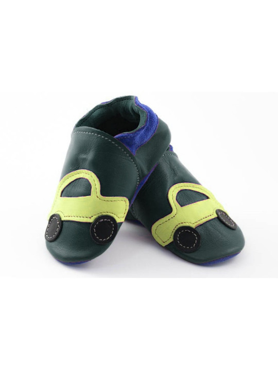 Chaussons - voiture rouge