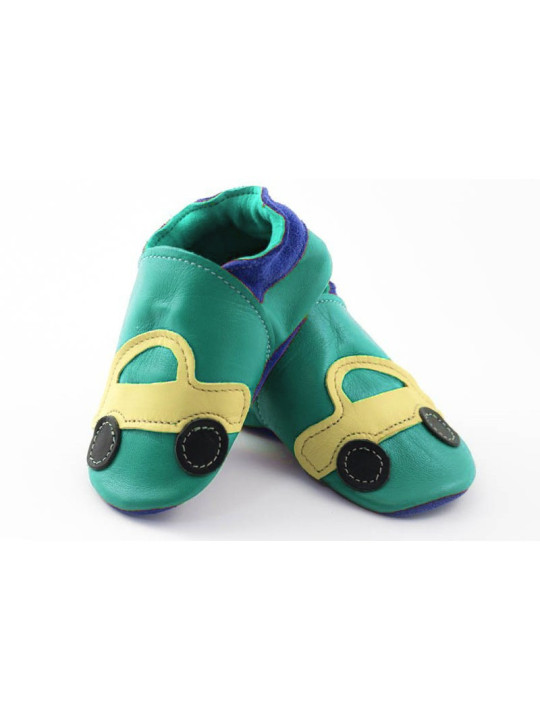 Chaussons - voiture rouge