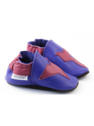 Soft slippers - origami - rosso fueco