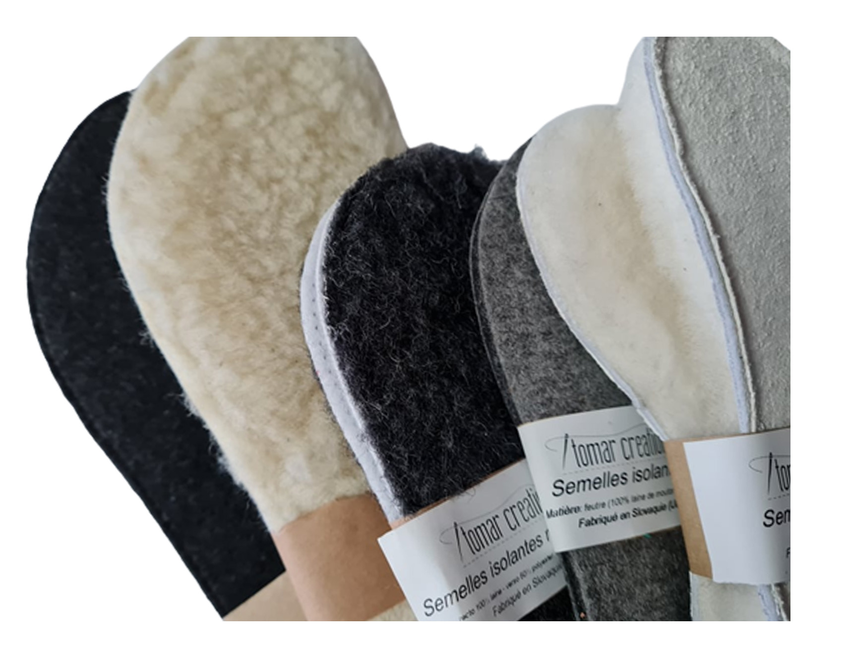insulating insoles sheepskin lined wool in cold weather.